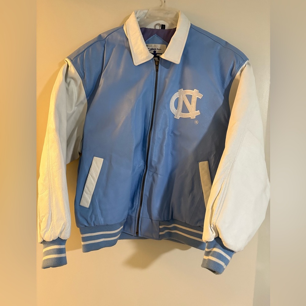 Blue Genuine Leather Jacket